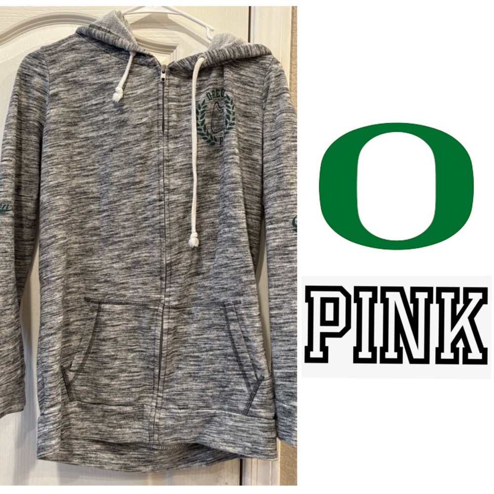 VS PINK University of Oregon Sweatshirt, Size Medium